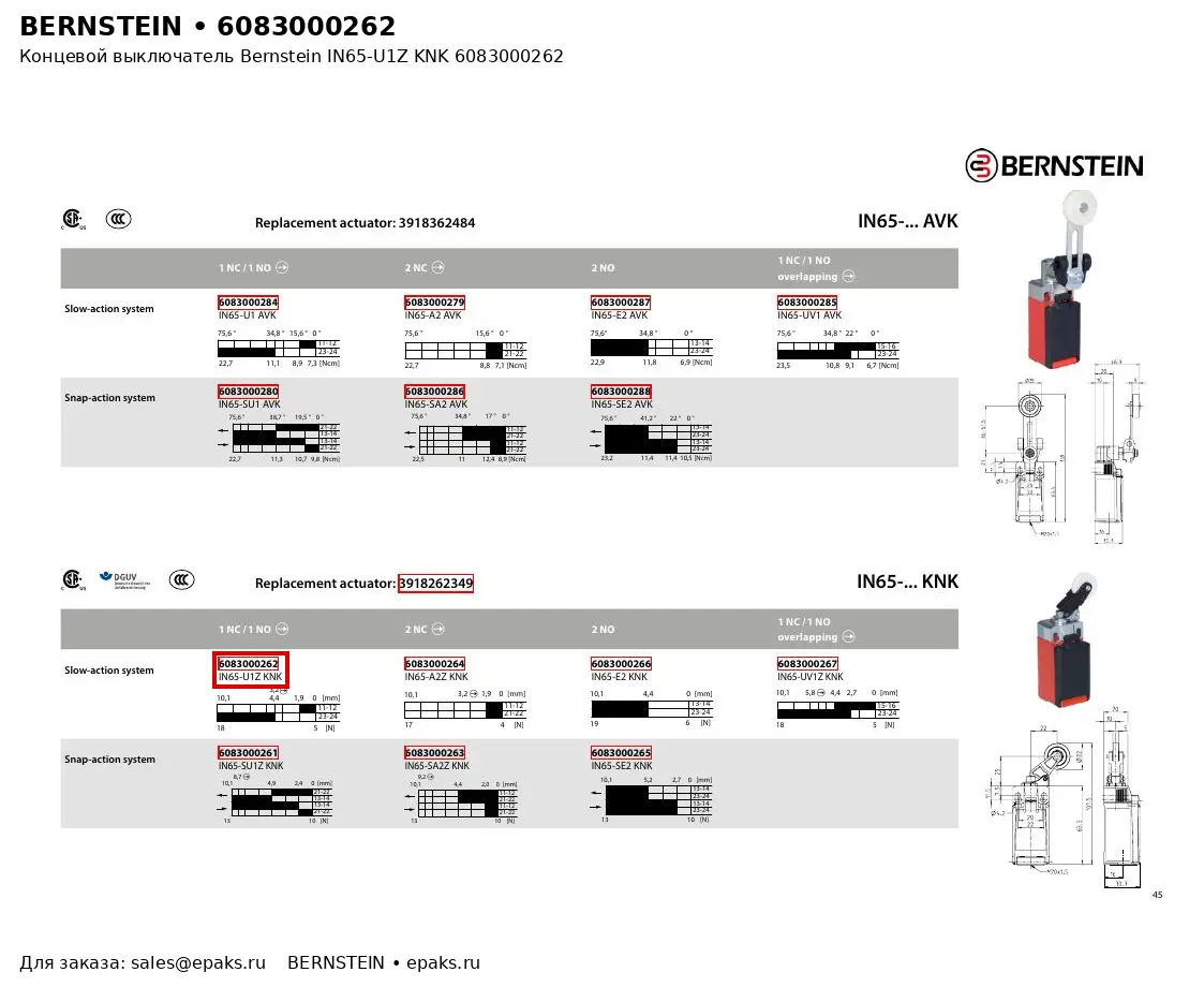 Bernstein 6083000262