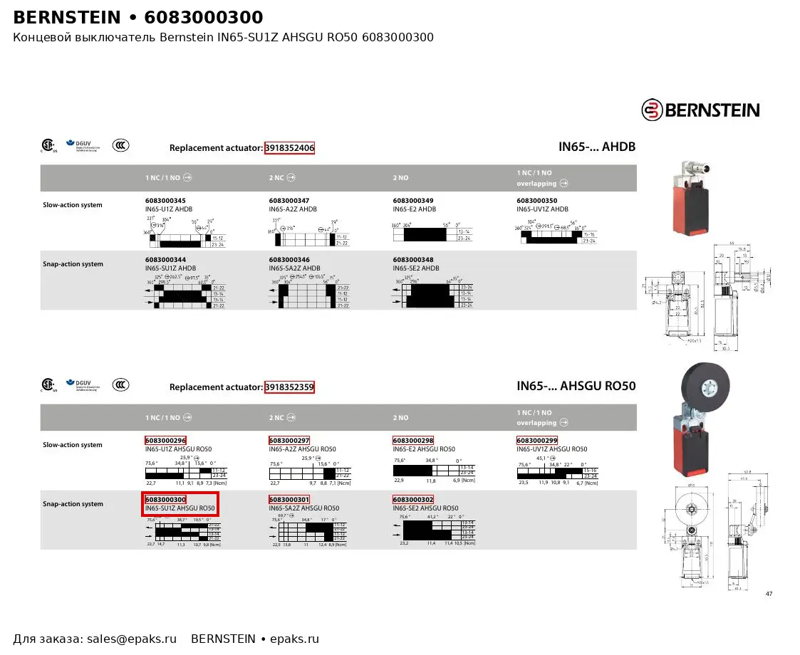 Bernstein 6083000300