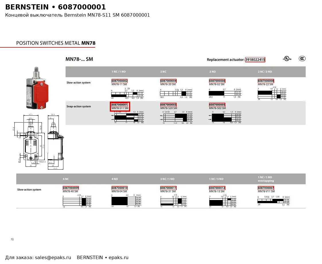 Bernstein 6087000001