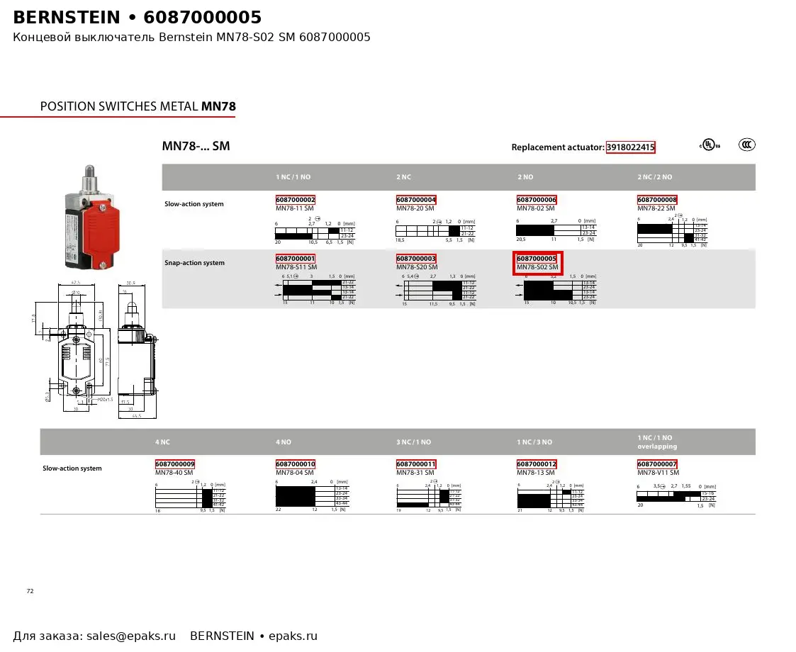 Bernstein 6087000005