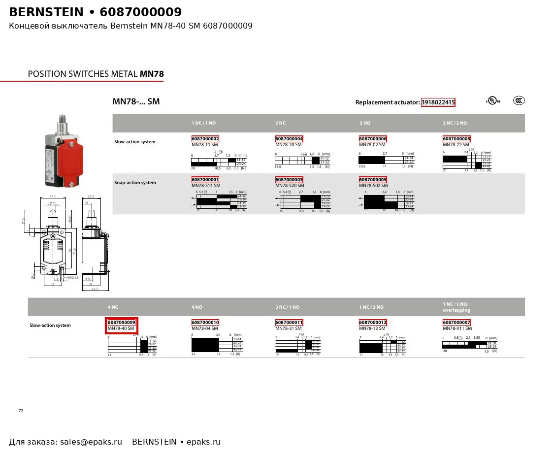 Bernstein 6087000009