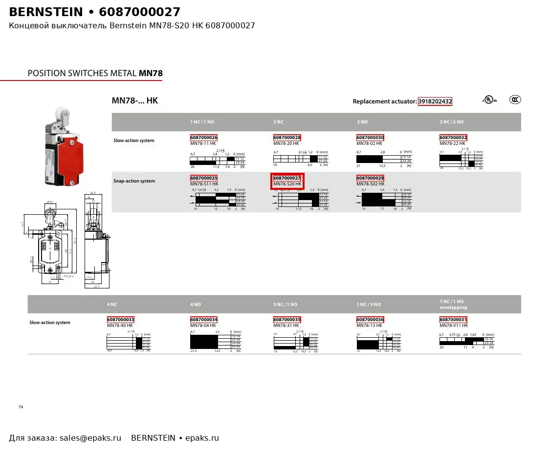 Bernstein 6087000027