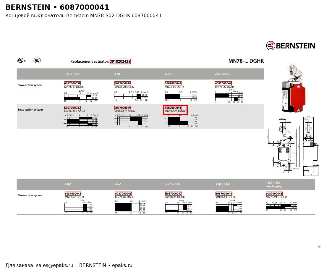 Bernstein 6087000041