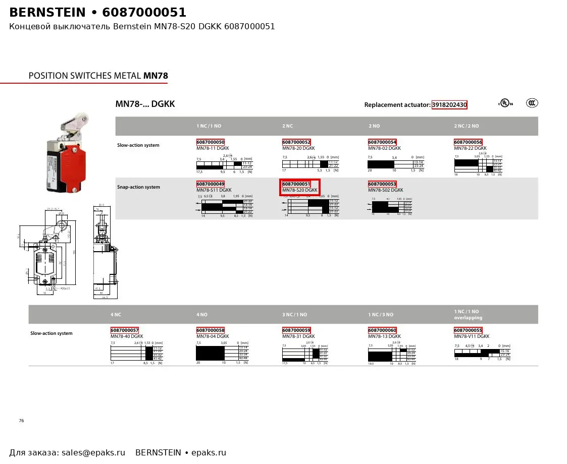 Bernstein 6087000051