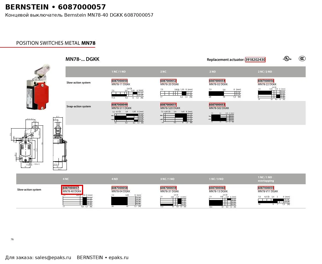 Bernstein 6087000057