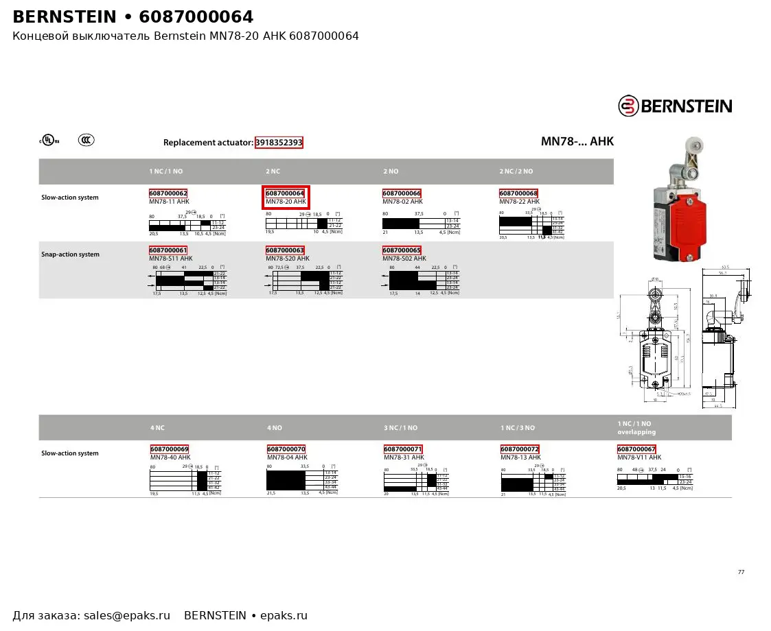 Bernstein 6087000064