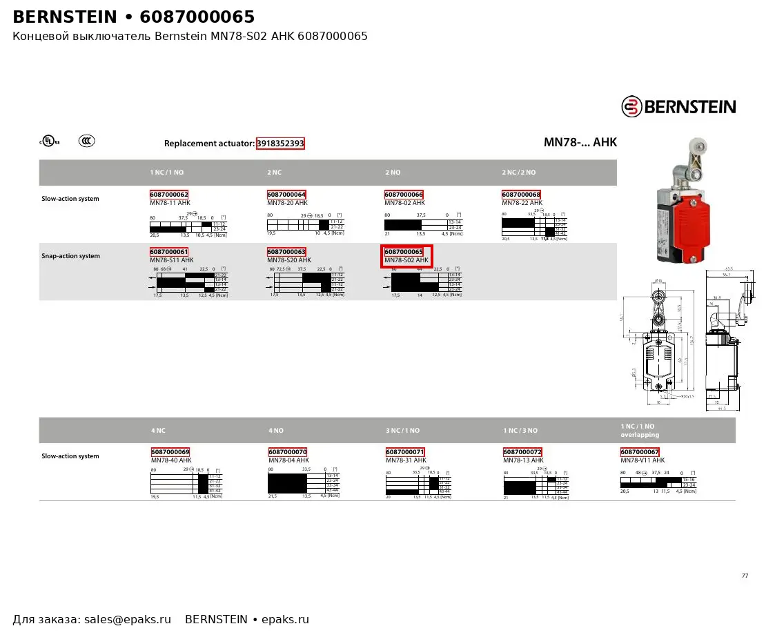 Bernstein 6087000065