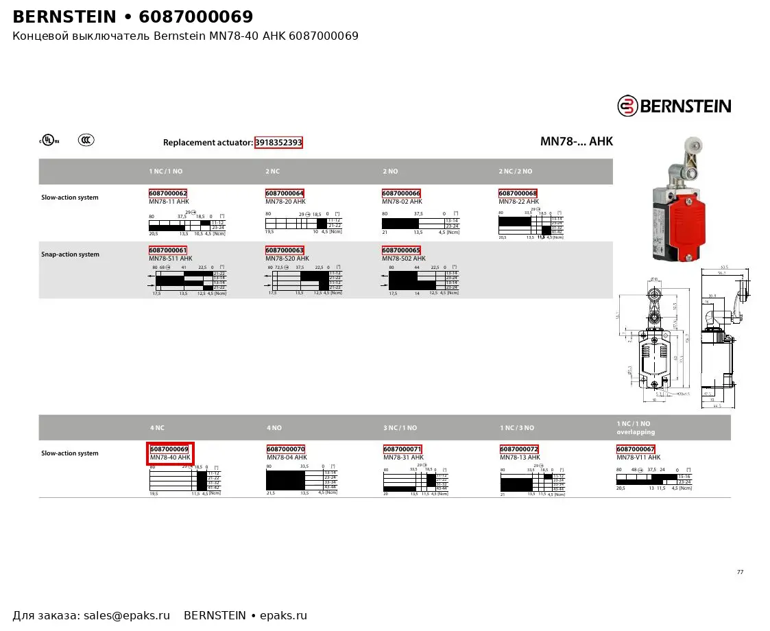 Bernstein 6087000069