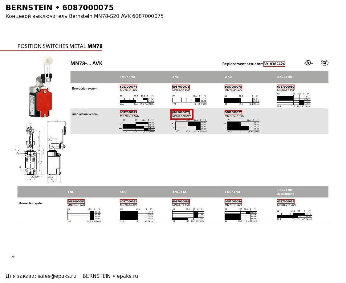Bernstein 6087000075