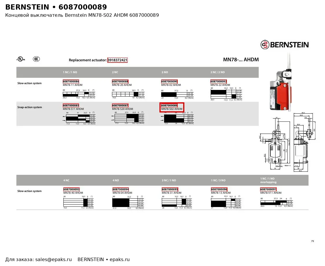 Bernstein 6087000089