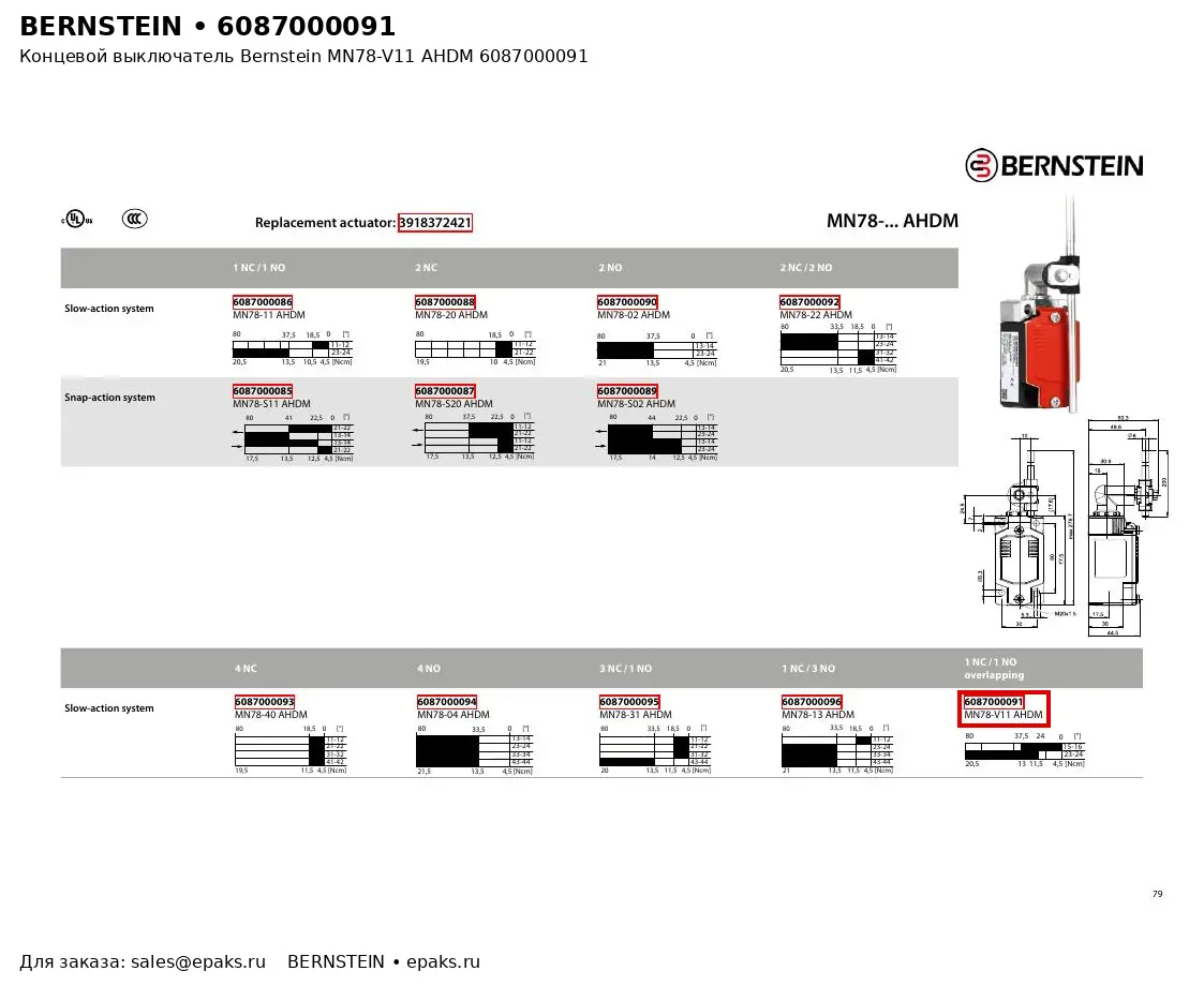 Bernstein 6087000091