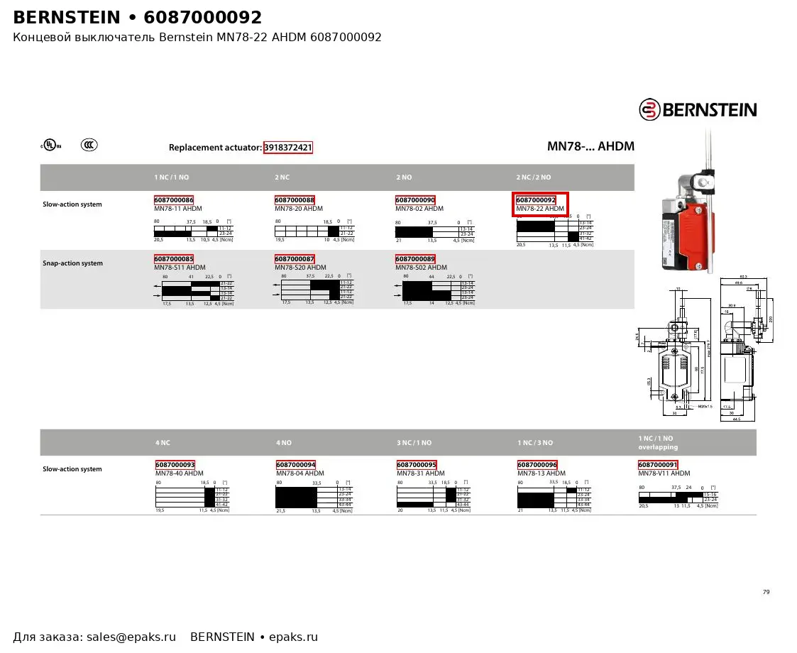 Bernstein 6087000092
