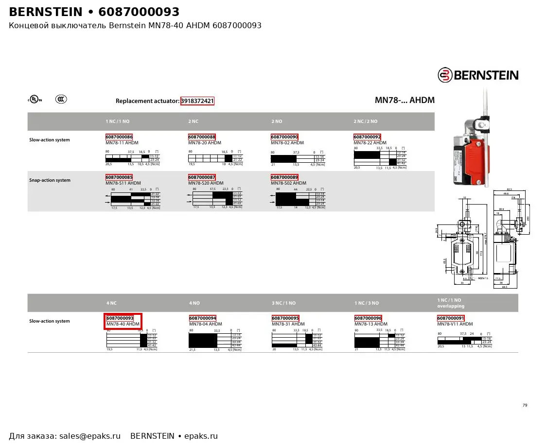 Bernstein 6087000093