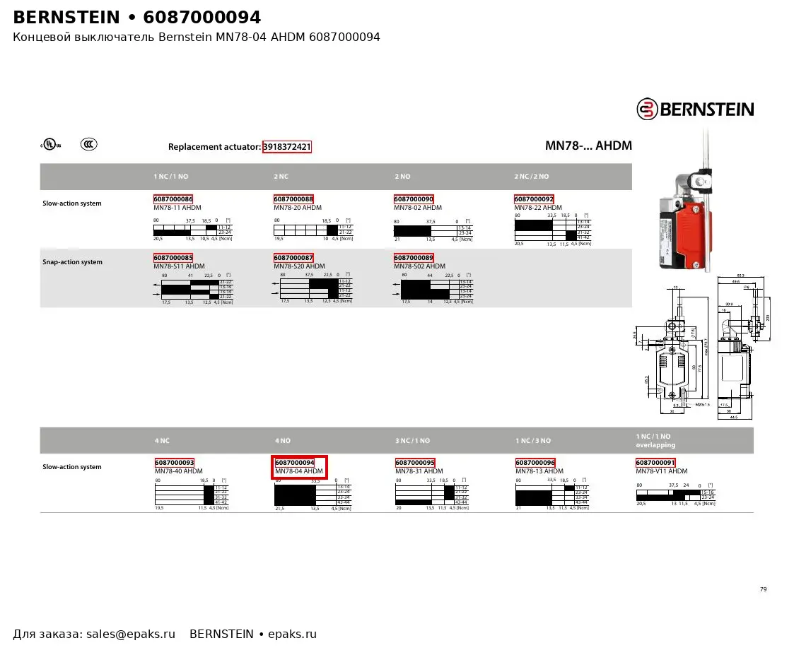 Bernstein 6087000094