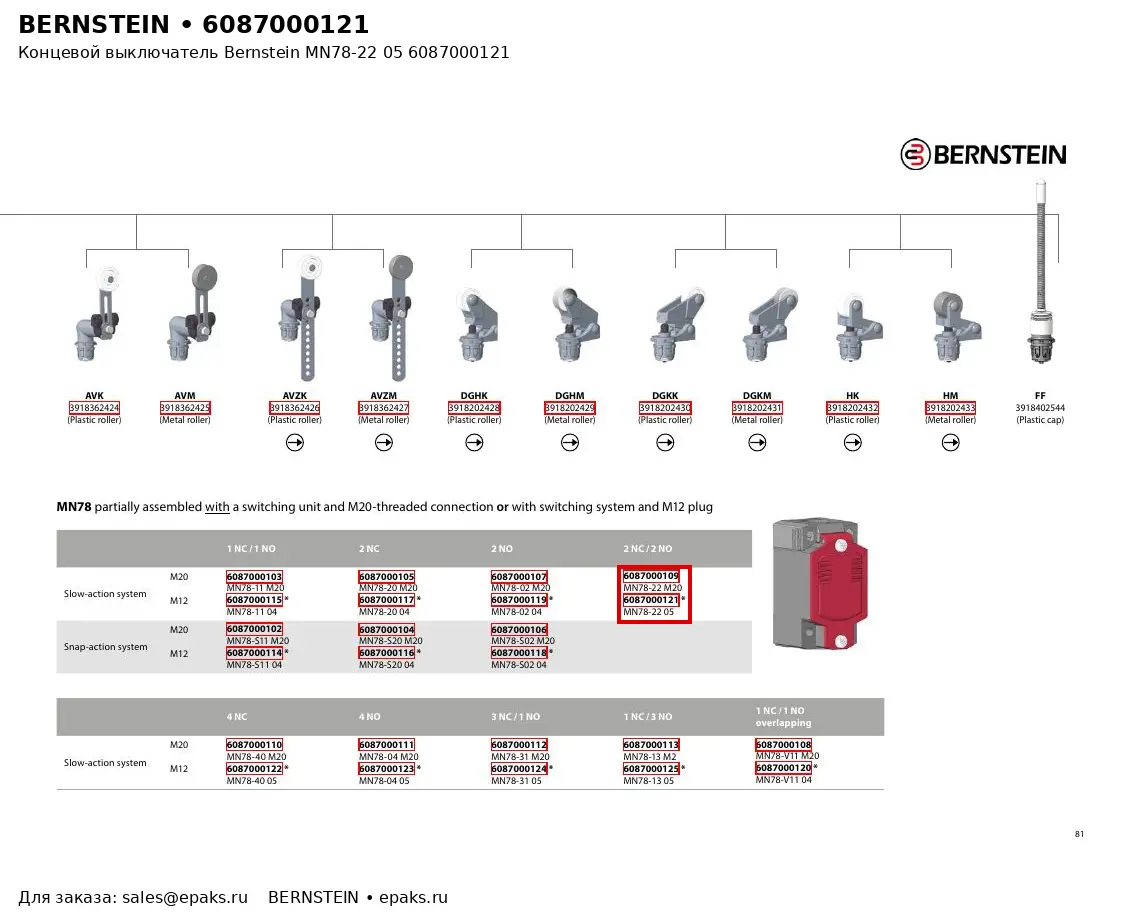 Bernstein 6087000121