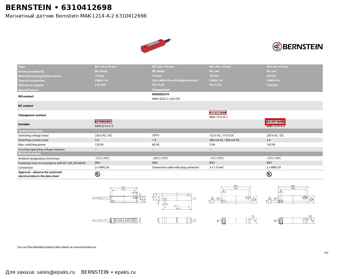 Bernstein 6310412698