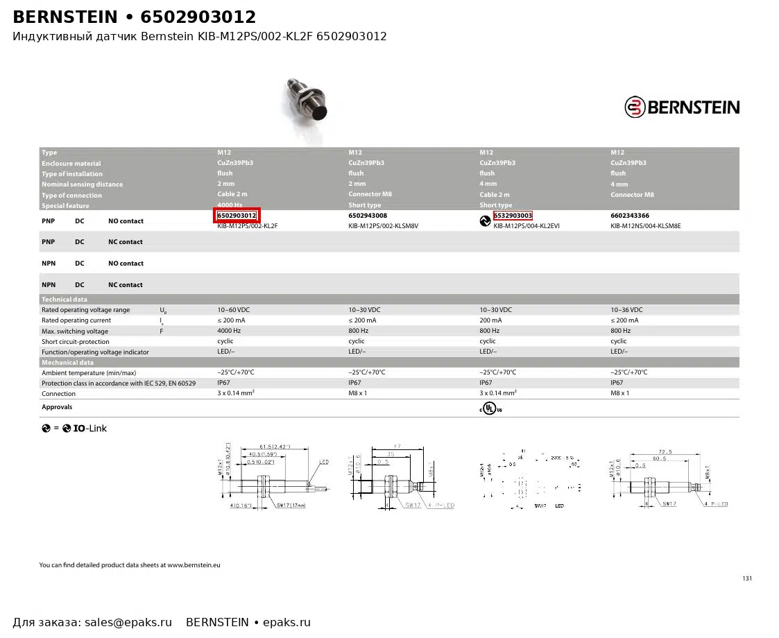 Bernstein 6502903012