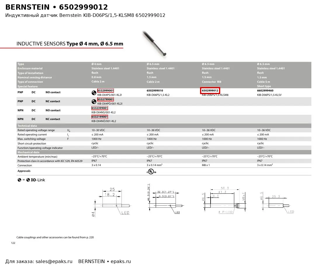 Bernstein 6502999012
