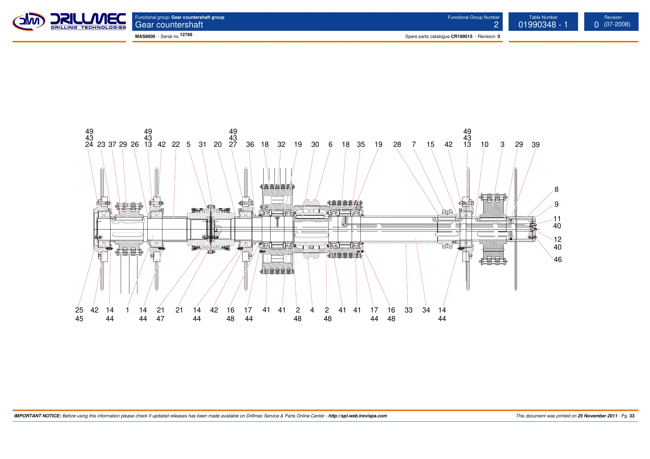 Drillmec 01990766