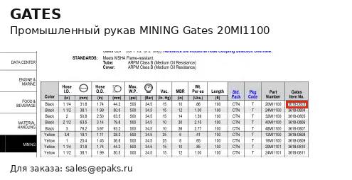 Gates 20MI1100