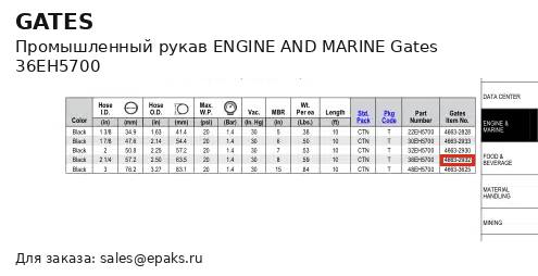 Gates 36EH5700