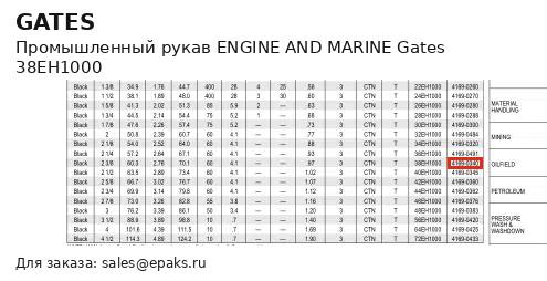 Gates 38EH1000