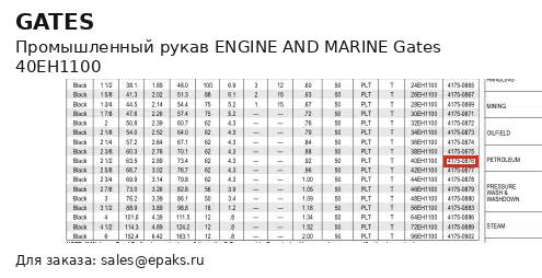 Gates 40EH1100