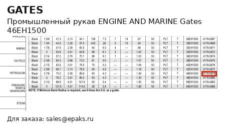 Gates 46EH1500