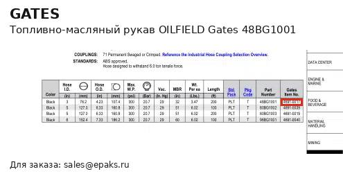 Gates 48BG1001