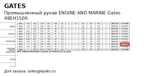 Gates 48EH1500