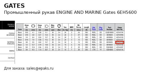 Gates 6EH5600