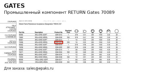 Gates 70089