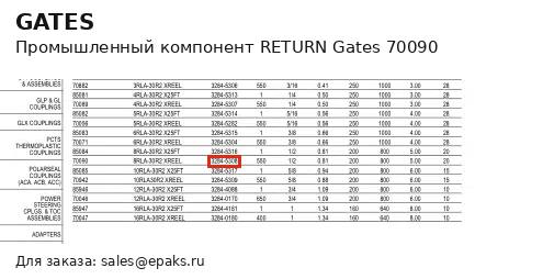 Gates 70090