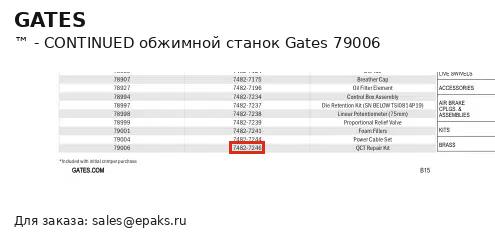 Gates 79006