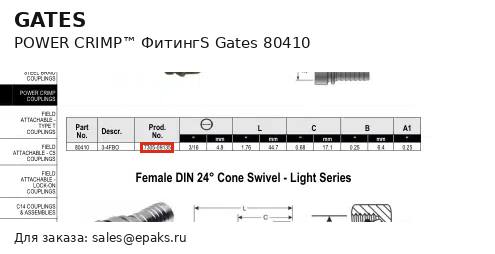 Gates 80410