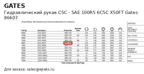 Gates 86607
