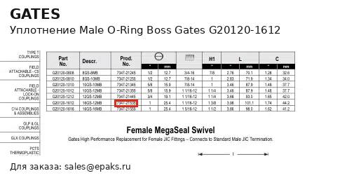 Gates G20120-1612