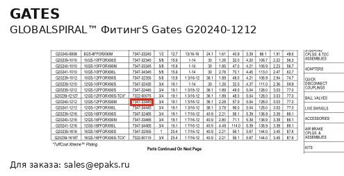 Gates G20240-1212