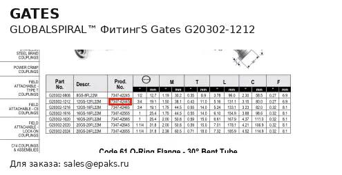 Gates G20302-1212