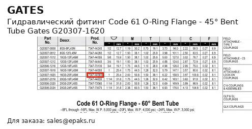 Gates G20307-1620