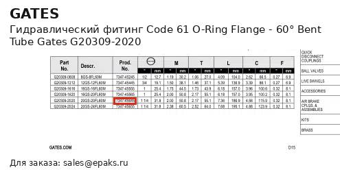 Gates G20309-2020