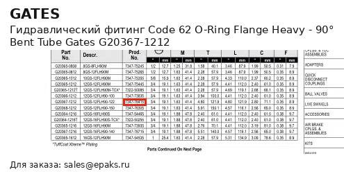 Gates G20367-1212