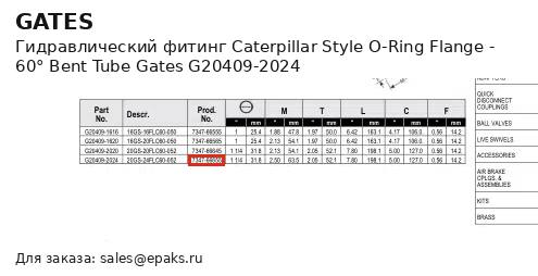 Gates G20409-2024