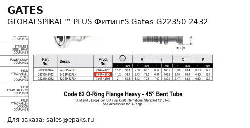 Gates G22350-2432