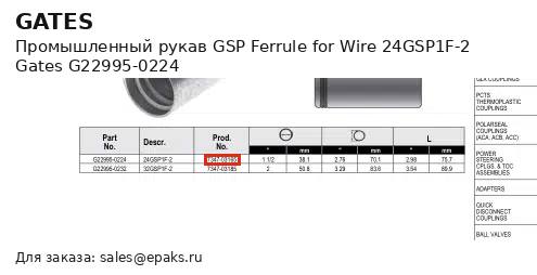 Gates G22995-0224