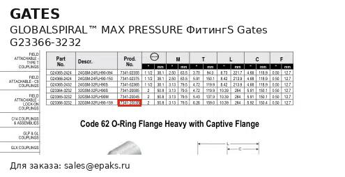 Gates G23366-3232