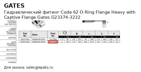 Gates G23374-3232