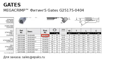 Gates G25175-0404