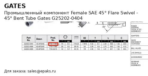 Gates G25202-0404