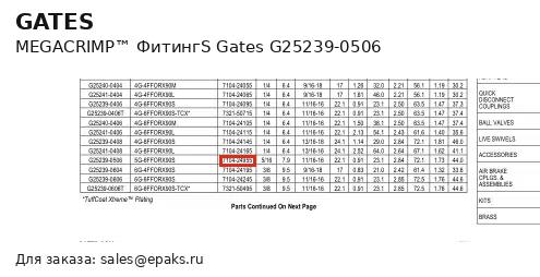 Gates G25239-0506